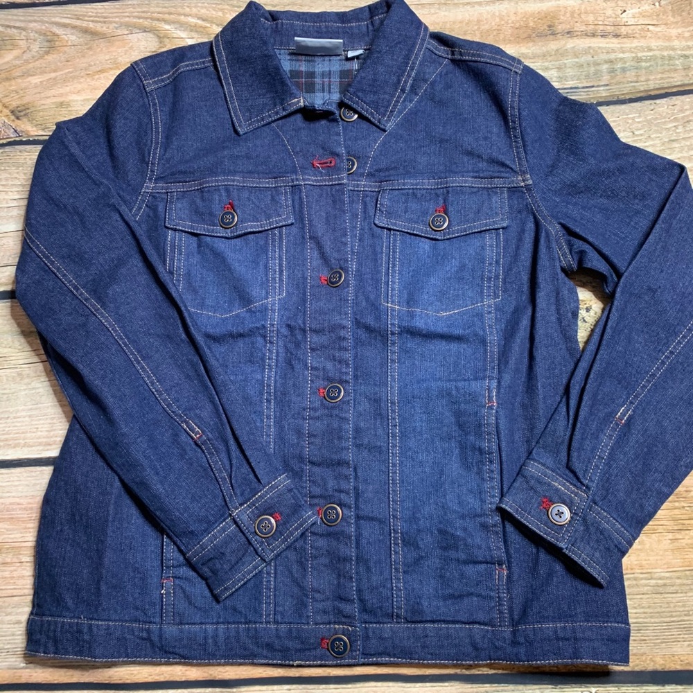 Women's Denim & co Jean jacket sz small